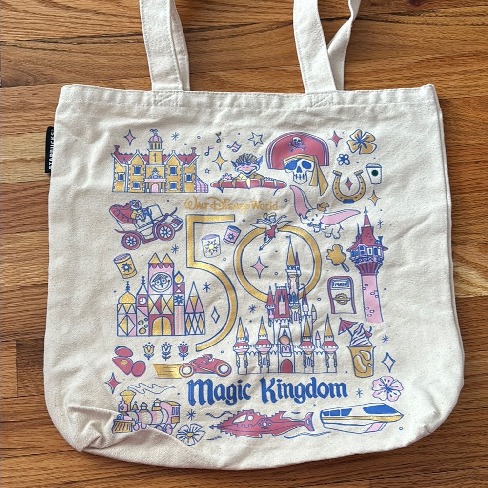 Starbucks Disney 50th Anniversary Tote